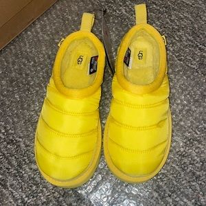 Ugg Tasman Puffer Slipper Slide Yellow (8W) *New*